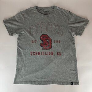 South Dakota Coyotes NCAA Gray Gameday Social Short Sleeve Shirt Mens Large